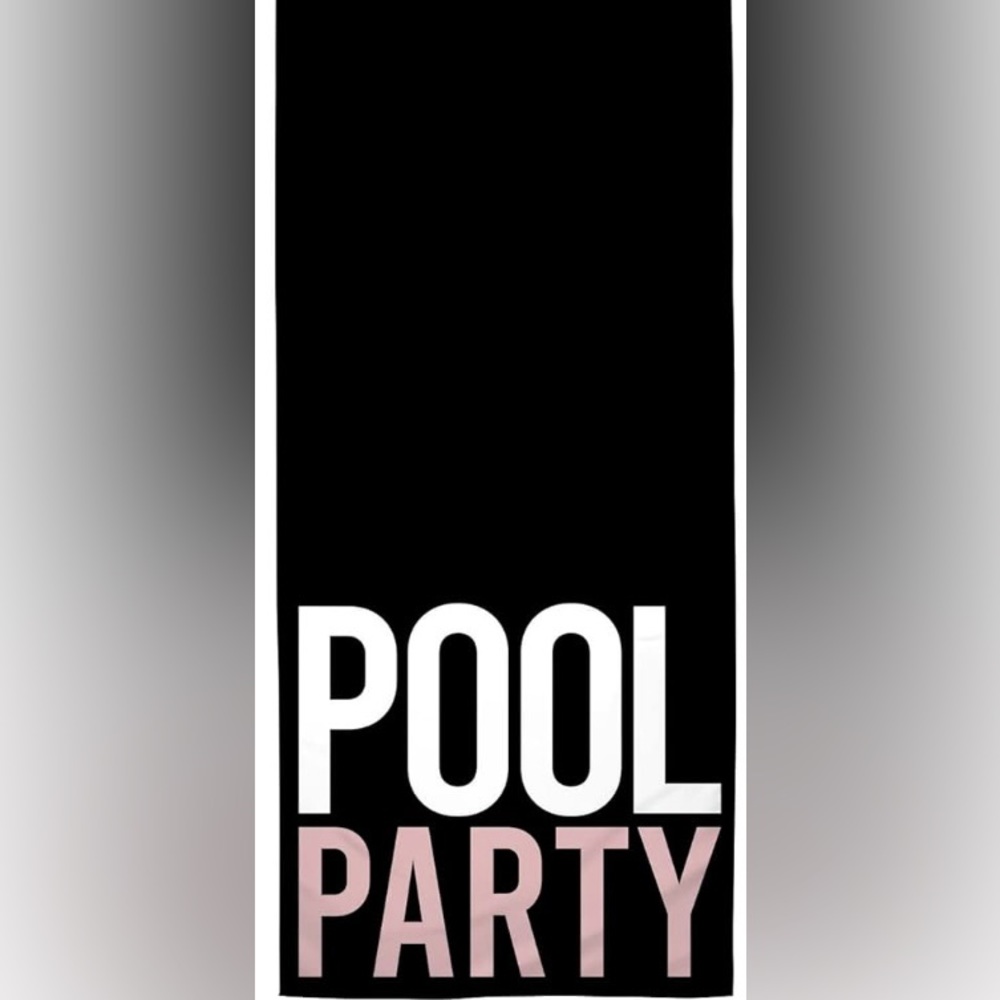 Pool Party Beach Towel
